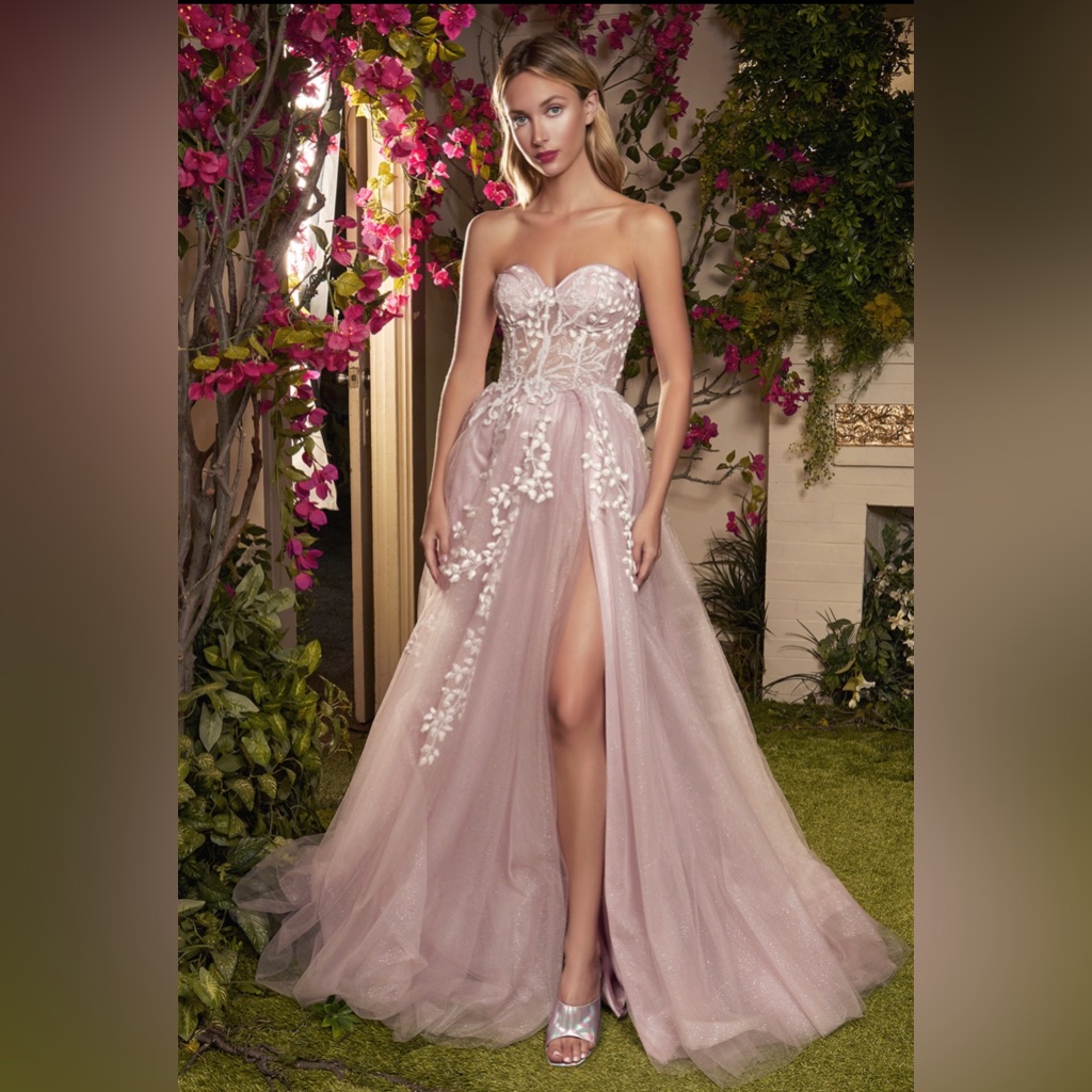Andrea And Leo Mauve Gown
